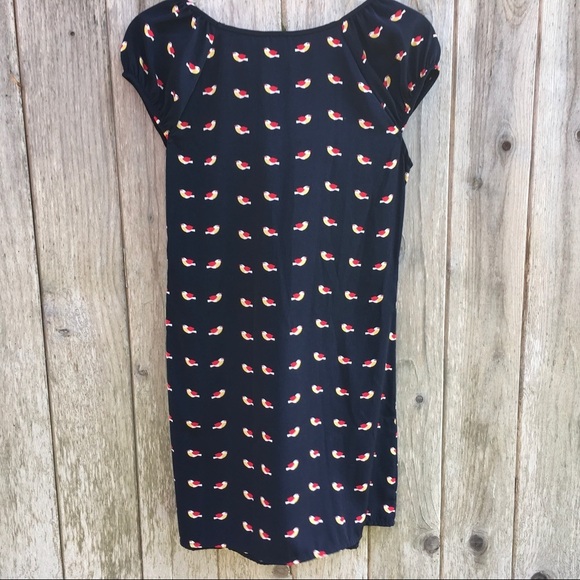 Francesca's Aina Be Cute Little Birds Polka Tunic Midi Dress Small - Picture 7 of 7